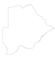 Svg Koort Botswana - Mapsof.Net Map