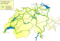 Swiss Highway Network - Mapsof.Net Map