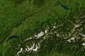 Switzerland Composite Nasa - Mapsof.Net Map