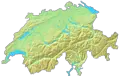 Switzerland Topographic - Mapsof.Net Map