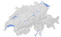 Switzerland Topographic 2 - Mapsof.Net Map