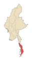 Taninthayidivision - Mapsof.Net Map