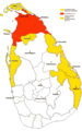 Territorial Control In Sri Lanka 200704 - Mapsof.Net Map