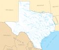 Texas Rivers And Lakes - Mapsof.Net Map