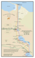 The Suez Canal Zone of Egypt - Mapsof.Net Map