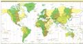 Time Zones 2012 - Mapsof.Net Map