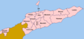 Timor Leste Districts Map - Mapsof.Net Map