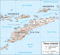 Timor Oriental Carte - Mapsof.Net Map