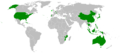 Timorese Diplomatic Missions - Mapsof.Net Map