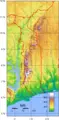 Togo Topography - Mapsof.Net Map