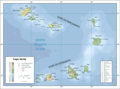 Topographic Map of Cape Verde En - Mapsof.Net Map