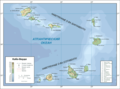 Topographic Map of Cape Verde Ru - Mapsof.Net Map