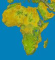 Topography of Africa - Mapsof.net