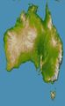Topography of Australia - Mapsof.net
