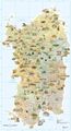 Tourist And Archaeology Map of Sardinia - Mapsof.Net Map