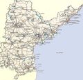 Tourist Map Andhra Pradesh - Mapsof.Net Map