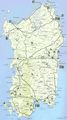 Tourist Map Sardinia - Mapsof.Net Map