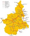 Transport Map Piedmont - Mapsof.Net Map