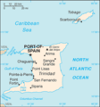 Trinidad And Tobago Cia Wfb Map - Mapsof.Net Map