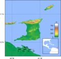 Trinidad Topography - Mapsof.net