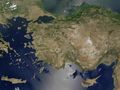 Turkije Satelliet - Mapsof.net