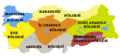 Turkiyenin Cografi Bolgeleri - Mapsof.Net Map