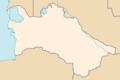 Turkmenistan Locator - Mapsof.Net Map