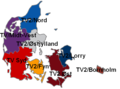 Tv2 Regions - Mapsof.Net Map