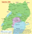 Uganda In 1886 - Mapsof.Net Map