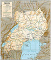 Uganda Large Map - Mapsof.Net Map