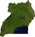 Uganda Sat - Mapsof.Net Map