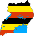 Ugandaflagcolors - Mapsof.Net Map