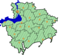 Ukraine Oblast Saporischja Rajon Blank - Mapsof.Net Map