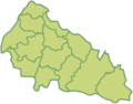 Ukraine Oblast Transcarpathia Rajon Blank - Mapsof.Net Map