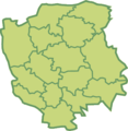 Ukraine Oblast Wolhynien Rajon Blank - Mapsof.Net Map