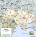 Ukraine Relief Map - Mapsof.Net Map