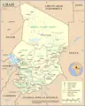 Un Chad - Mapsof.Net Map