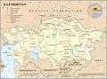 Un Kazakhstan - Mapsof.Net Map