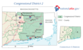 United States House of Representatives, Connecticut District 2 Map - Mapsof.Net Map