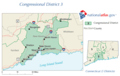 United States House of Representatives, Connecticut District 3 Map - Mapsof.Net Map