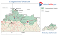 United States House of Representatives, Kentucky District 4 Map - Mapsof.Net Map