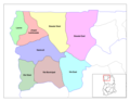 Upper West Ghana Districts - Mapsof.Net Map