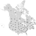 Usa And Canada With Names - Mapsof.Net Map