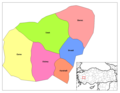 Usak Districts - Mapsof.Net Map