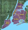 Usgs Photo New York Five Boroughs - Mapsof.Net Map