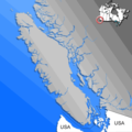 Vancouver Island Contour - Mapsof.Net Map
