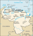 Venezuela Cia Wfb Map - Mapsof.Net Map