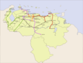 Venezuela Railways - Mapsof.Net Map