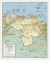 Venezuela Relief Map - Mapsof.Net Map