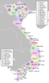 Vietnameseprovincesmaptiengviet - Mapsof.Net Map